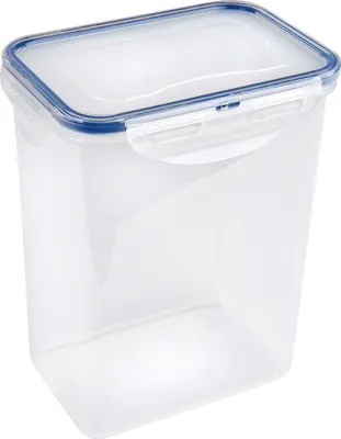 Produktbild von Vorratsdose Lock&Lock 1,8L, Gefrierdosen mit Silikondichtung, stapelbare Brotzeitdosen, Snackbox 15x11x18,5cm