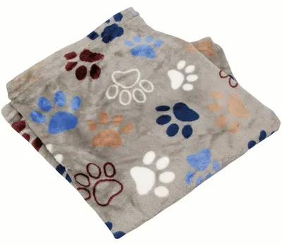 Immagine prodotto di Nobby Pile Plaid "LISSI" Classic hellgrau; L x B: 100 x 150 cm