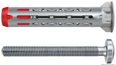 Produktbild von fischer Hohlraumdübel DuoHM 6 x 55 S PH TX, Panhead-Schraube, TX-Antrieb, 4 Stück