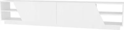 Produktbild von Fernsehschrank Dpazienz, Ständer für Wohnzimmerfernseher, Niedriges Wohnzimmer-Sideboard, TV-Ständerbasis, 240x37h47 cm, Weiß