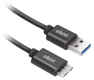 Immagine prodotto di EKON Cavo USB 3.0 Tipo A Maschio - Micro USB Tipo B Maschio