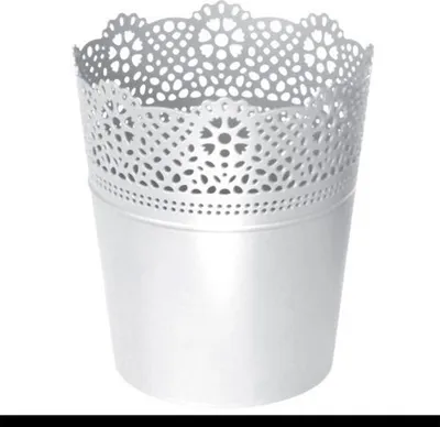 Obrázok produktu pre Kvetináč s čipkou Čipka biela 16 cm