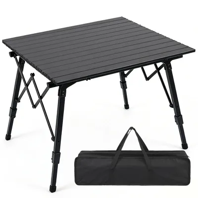 Produktbild von Sekey 72 x 69 cm Campingtisch Faltbar Höhenverstellbar Klapptisch aus Aluminium