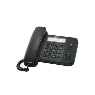 Produktbild von Panasonic KX-TS520FXB - telefon jednoliniowy, czarny