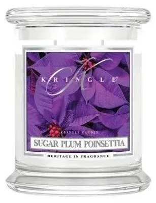 Productafbeelding van Kringle Candle, Suikerkerstomaatje, Kerstster, geurkaars, medium, 2 lonten (411 g)