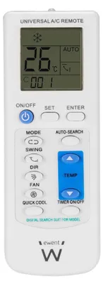 Produktbild von Ewent EW1579, Klimaanlage, Drucktasten, Eingebautes Display, Weiß