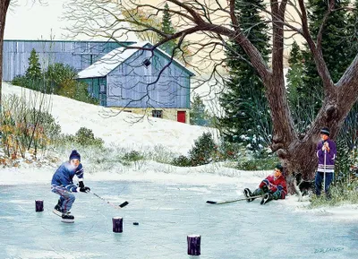 Produktbild von COBBLE HILL Puzzle Hockeytraining 500 Teile