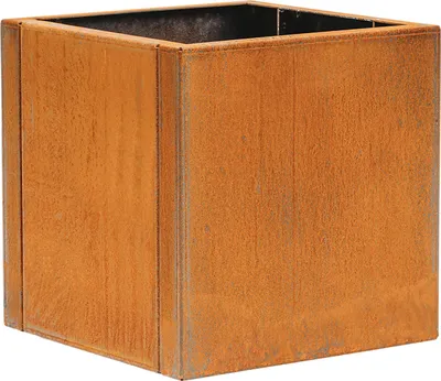 Produktbild von GrillSymbol Pflanzkübel Clara-XL aus Cor-Ten Stahl. Design: Petteri Wiimaa