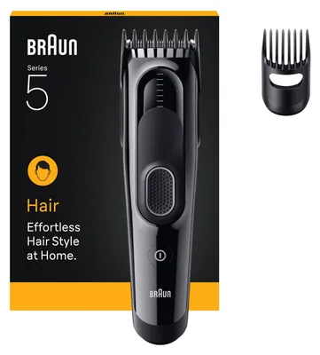 Image de Tondeuse à cheveux - BRAUN - HC5510 - Sans fil - Autonomie de 50 min - 9 réglages - Noire