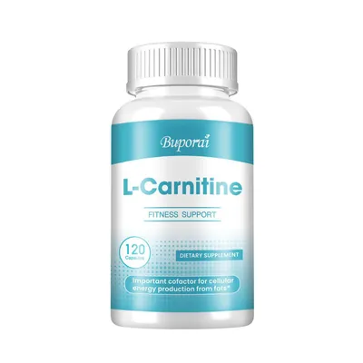 Produktbild von L-Carnitine 500 mg (120 Kapseln) Nahrungsergänzungsmittel, Energie, Ausdauer, Muskel, Sport, Fitness