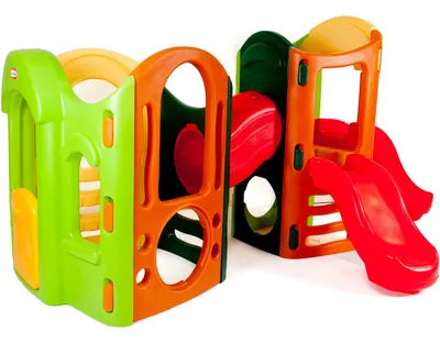Image de LITTLE TIKES Centre de jeux 8 en 1 "Jungle des Singes" avec toboggans
