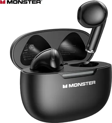 Produktbild von MONSTER N-Lite208 Kabellose Ohrhörer BT 5.4 In-Ear-Kopfhörer Geräuschunterdrückung Sport-Ohrhörer Klare Anrufe für Lauftraining Wasserdicht