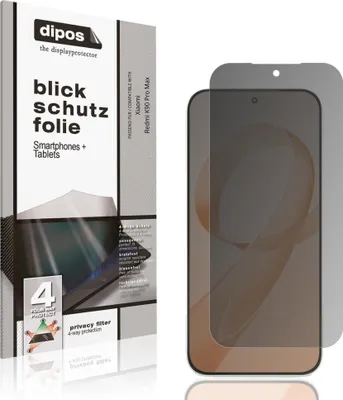 Produktbild von Blickschutzfolie für Xiaomi Redmi K90 Pro Max matt Schutzfolie Folie Display Schutz dipos
