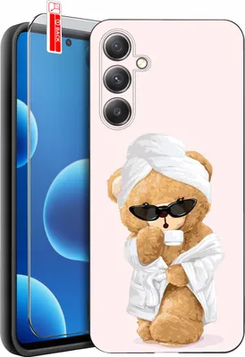 Productafbeelding van Hoesje voor Samsung A54 5G, met design: Valentijnshart. Inclusief beschermglas 9H