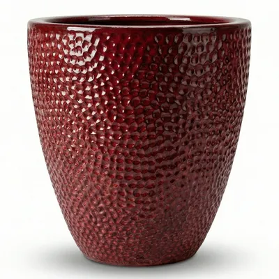 Produktbild von Pflanzkübel aus Keramik Provencelia CIGALINE Imperialrot, Ø26 cm x H28 cm, frostbeständig