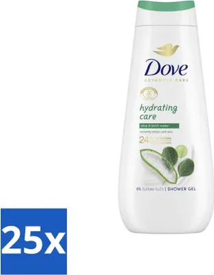 Productafbeelding van Hydraterende douchecrème - Aloë Vera - 400 ml - Grote verpakking - 25 stuks