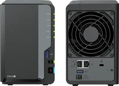 Obrázek produktu pro NAS server Synology DiskStation DS224+ 32 TB (2x16 TB) Seagate IronWolf / 10 GB RAM
