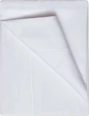Produktbild von Belledorm Bettlaken, Fadenzahl 400, ägyptische Baumwolle BM134 (Superking) (Weiß)