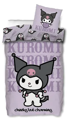 Produktbild von Kuromi - Hello Kitty & Friends - Wende-Bettwäsche-Set, 135x200 & 80x80