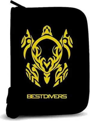 Produktbild von Best Divers Dive Log Art 6 3-ring-tauchtagebuch-umschlag Schwarz Schwarz One Size