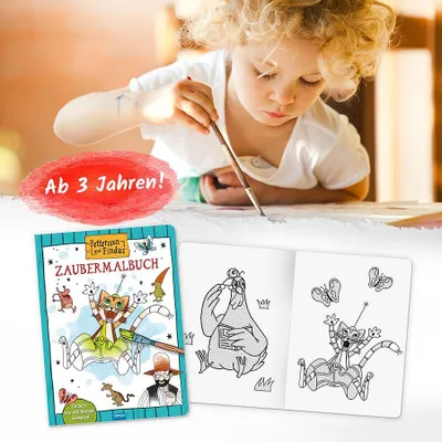 Produktbild von Trötsch Pettersson & Findus Zaubermalbuch