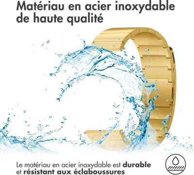 Image de Bracelet magnétique Selencia Steel - Connecteur universel 20 mm - Or