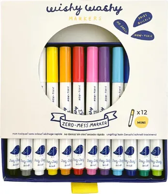 Zdjęcie produktu dla 12 Kredki Wishy Washy Mini kolorowe