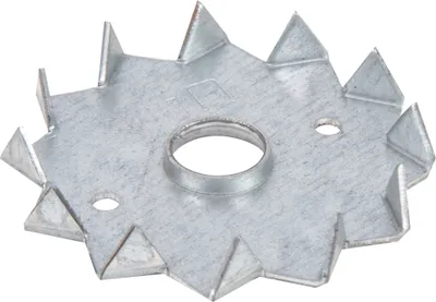 Produktbild von Alberts Scheibendübel | sendzimirverzinkt | Zähne einseitig | Außen-Ø 62 mm | Innen-Ø 12 mm | 100er Set