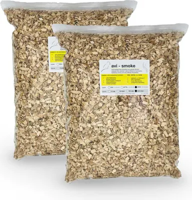 Produktbild von avi-smoke 2 x 22.5 Liter Räucherspäne grob