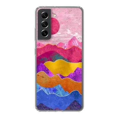 Produktbild von MuchoWow® Handyhülle Schutzhülle Hülle für Samsung Galaxy S21 FE Stolz - Bi - Marmor Silikon Softcase Handy Hülle - Mobiltelefonhülle