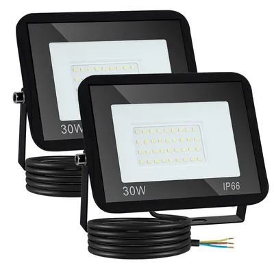 Obrázek produktu pro Jopassy 5x 30W LED reflektor LED reflektor Vodotěsný reflektor venkovní reflektor venkovní bezpečnostní světlo pro zahradu garáž teplá bílá