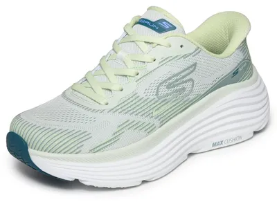 Productafbeelding van Skechers dames sneakers, model Endeavour, met maximale demping, slip-on model, kleur: groen, maat: 39.5 EU