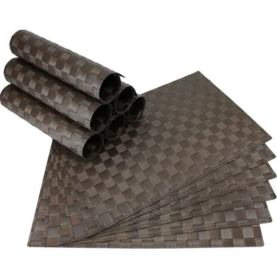 Produktbild von Tischset MODERN braun Tischunterlage als Tischdeko