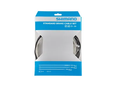 Produktbild von Shimano Renn/Mtb Bremszug Set Stahl Schwarz
