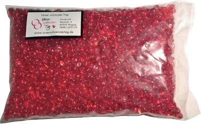 Produktbild von 333 ml Streudeko Tautropfen rot SR0025T     ( 100 ml / 2,66 € )