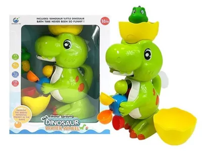 Produktbild von Leantoys Bade-Dinosaurier mit Wasserspritzfunktion