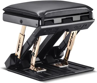 Image de Bureau de repos pour les pieds avec fonction de massage - Repose-pieds ergonomique avec support de jambes réglable et coussin moelleux