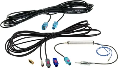 Obrázok produktu pre Súprava anténneho kábla Fakra(m)>DIN(m)/SMB(F)/SMA(m) FM/DAB+
