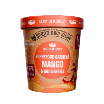 Obrázok produktu pre OVES S MANGOM A GOJI 70 g - ÚPLNE PRÍBEH