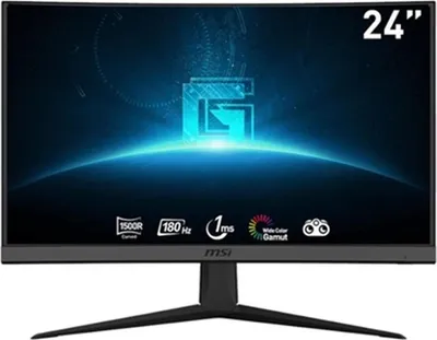 Obrázok produktu pre MSI G24C6 E2, 59,9 cm (23.6"), 1920 x 1080 px, Full HD, LED, 1 ms, Čierna