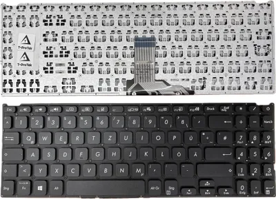 Produktbild von DE-Schwarz Tastatur Keyboard kompatibel für Asus X509MA