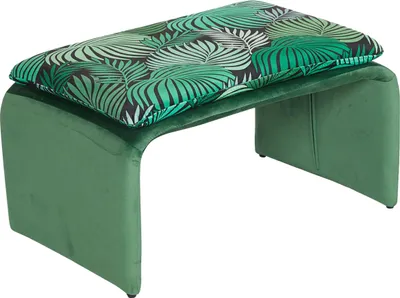 Produktbild von Polsterhocker B/H/T 61 x 34,5 x 40 cm Vance Leaf Grün