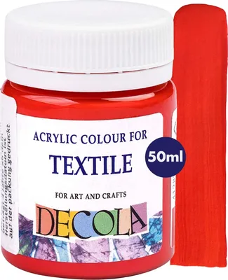 Produktbild von Decola Textilfarbe, 50 ml, Rot
