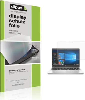 Produktbild von 2x Schutzfolie für HP ProBook 450 G7 matt Displayschutzfolie Folie Display Schutz dipos