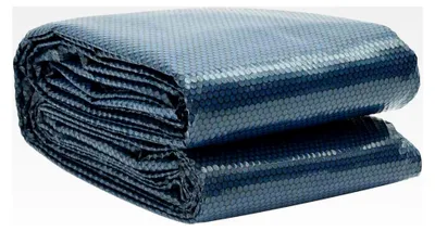 Produktbild von Solarplane für Pool, PE 450x220 cm Schwarz Blau, Pool-Solarfolie mit Luftkammern, Dicke 110 Mikrometer, für kleine Pools zur Erwärmung und Wärmespeicherung