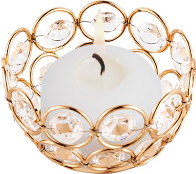 Teelichthalter 30Pcs Kristall Kerzenständer Tischplatte Kerzenständer Hochzeit Esstisch Deko