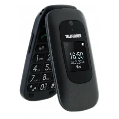 Produktbild von Telefunken TM 250 Izy Mobiltelefon 2G 2,4 Zoll+1,44 Zoll Großtasten Seniorentelefon