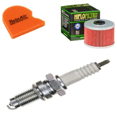 Produktbild von Service-Kit für Kawasaki KLX 110 A 2002-2009 Luftfilter Ölfilter Zündkerze von pamoto - Neu