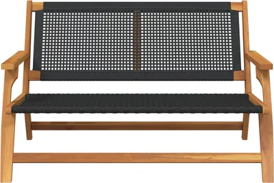 Produktbild von vidaXL gartenmöbel Schwarz 122 x 78 x 73 cm Massivholz Akazie