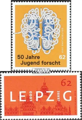 Produktbild von Briefmarken BRD (BR.Deutschland) 2015 Mi 3160,3164 (kompl.Ausg.) gestempelt Jugend forscht